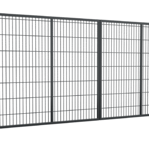 Brama panelowa dwuskrzydłowa 2D (6/5/6) wys. 1650mm